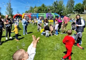 muilo burbulai renginyje 