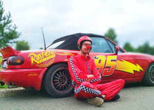 lenktynininkas animatorius